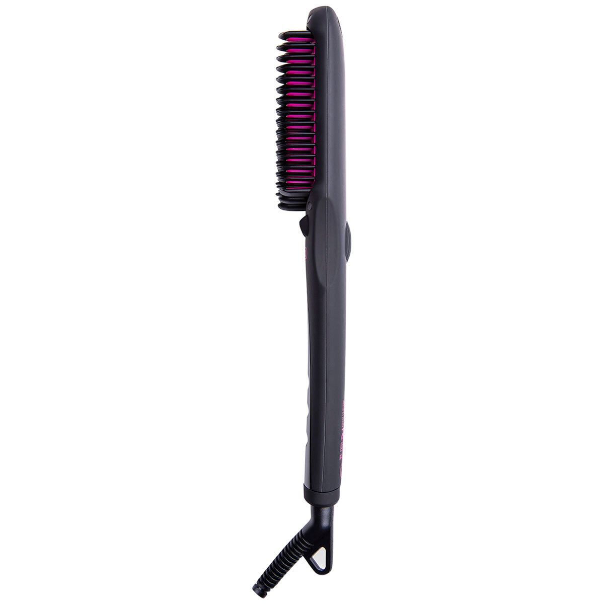 Tymo Ionic Hair Straightener Brush Black and Purple HC101