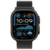 Apple Watch Ultra 2 GPS + Cellular 49mm Black Titanium Case With Black Titanium Milanese Loop S