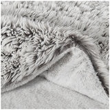 Frye Arctic Faux Fur Lux Throw 152 x 178cm White