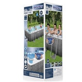 Bestway Power Steel Rectangular Pool Set 4.88M x 2.44M x 1.22M