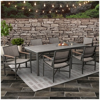 Agio Crosby Sling 7 Piece Dining Set