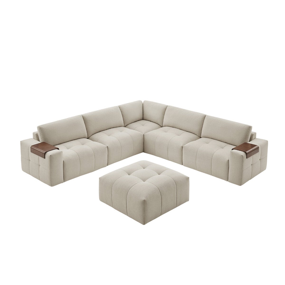 Aiden & Ivy 6 Piece Modular Fabric Sectional Aiden & Ivy 6 Piece Modular Fabric Sectional