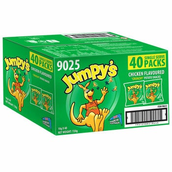 Jumpy's Chicken Flavoured Crunchy Potato Snacks 40 x 18g