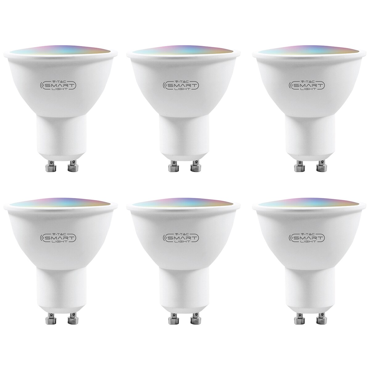 VTac Smart Bulbs GU10 6 pack
