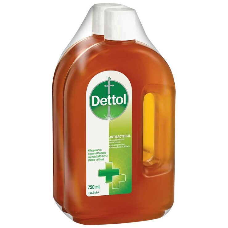 Dettol Antibacterial Household Grade Disinfectant 2 x 750ml Dettol Antibacterial Household Grade Disinfectant 2 x 750ml