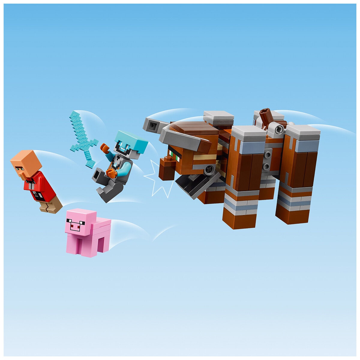 LEGO Minecraft The Pillager Outpost and Ravager 21278