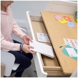 Boori Tidy Desk - Barley/White/Almond