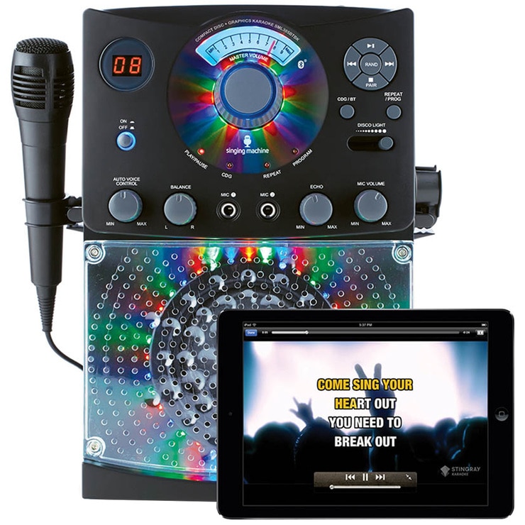 Singing Machine Classic Series Lights Karaoke System Costco Australia