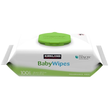 Kirkland Signature Tencel Baby Wipes Unscented 18 x 100 Wipes