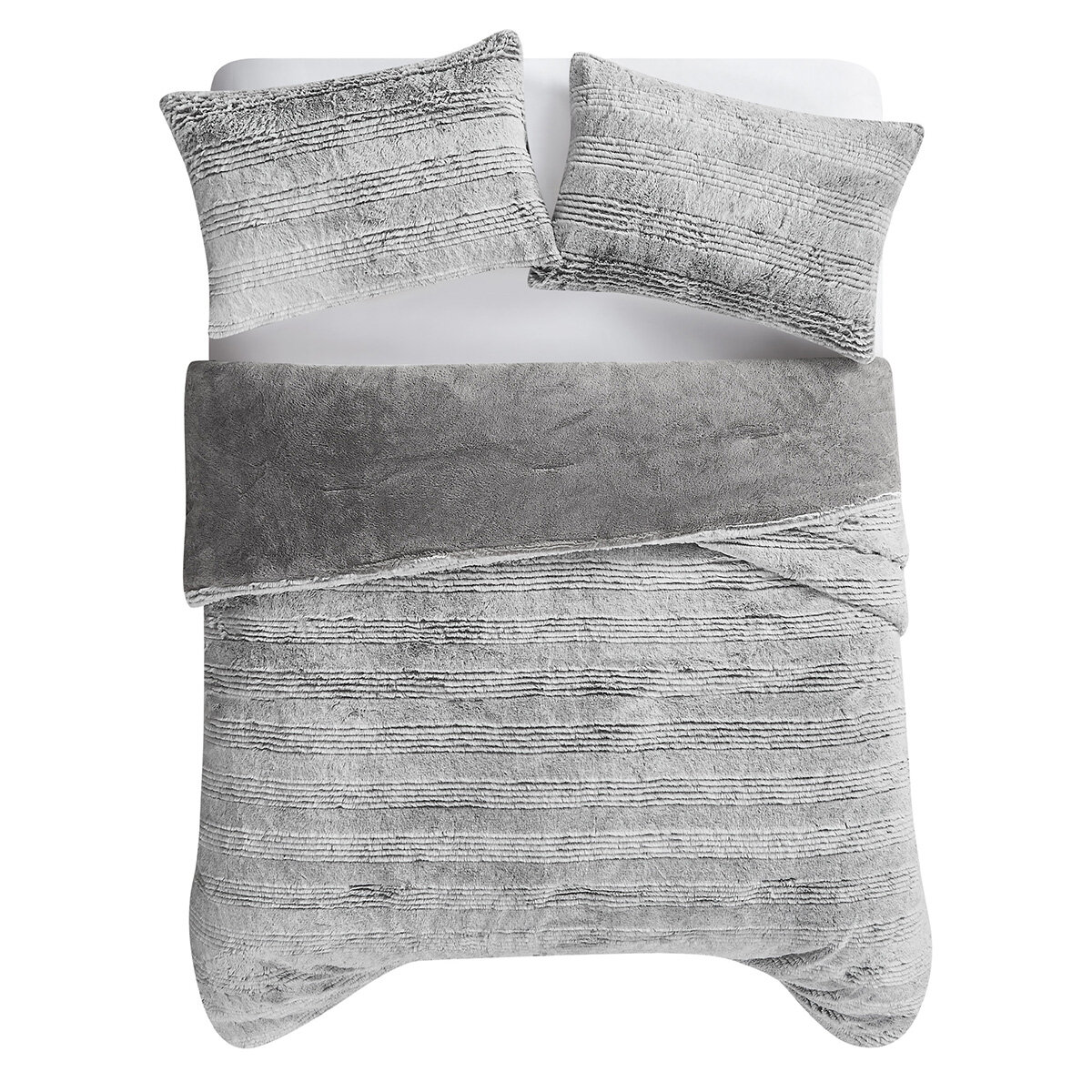 Frye Carved Comforter Set 3 piece Queen