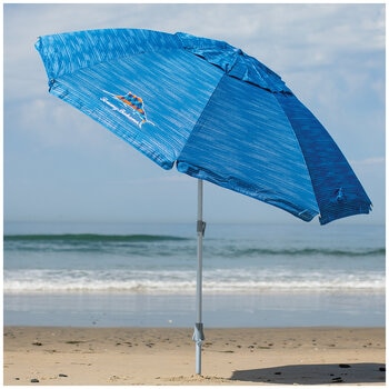 Tommy Bahama Beach Umbrella Blue 2.4M