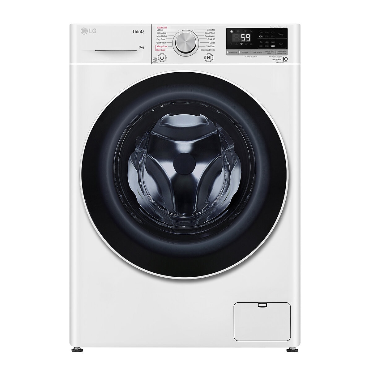 LG 9KG Front Load Washer White WV5-1409W