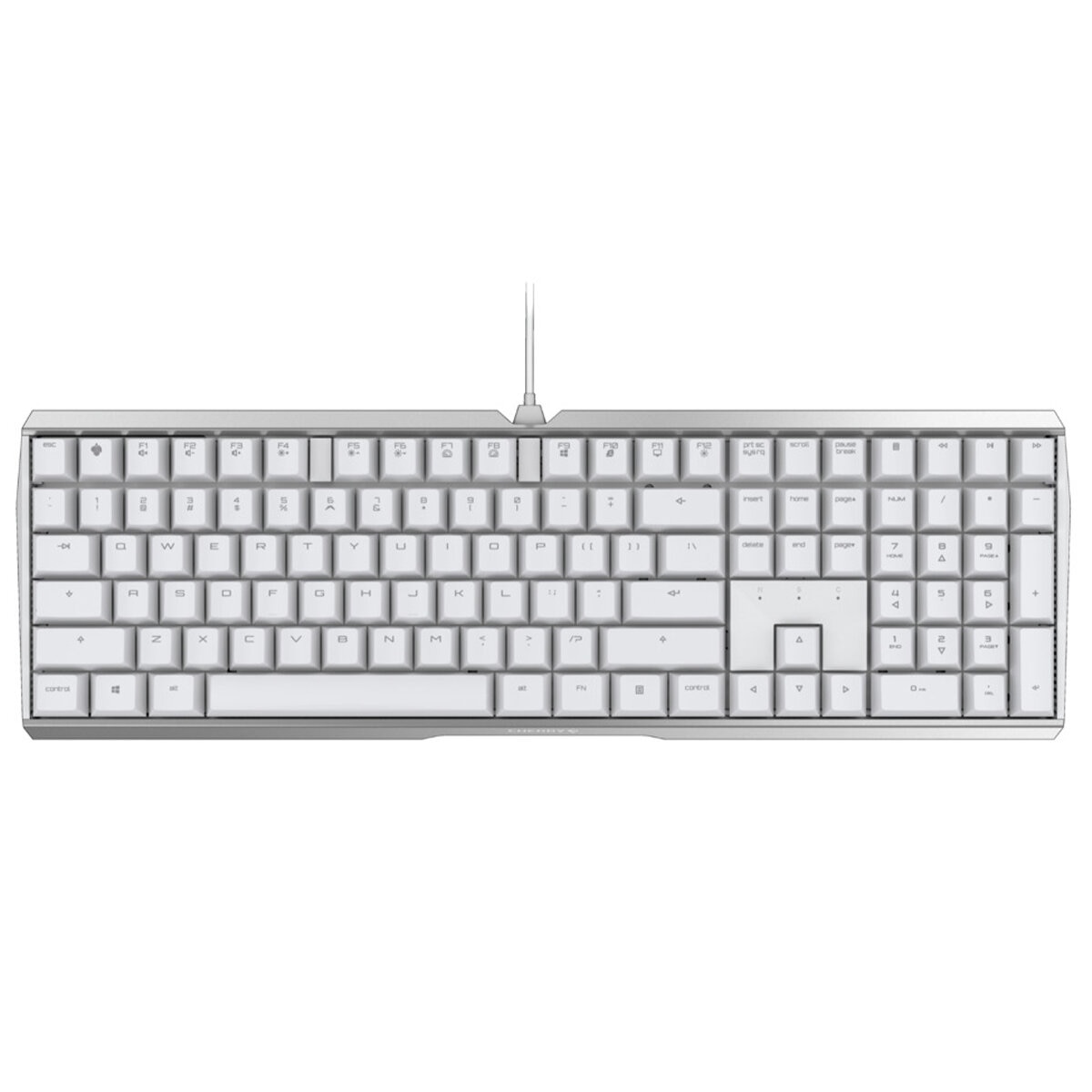 Cherry MX 3.0S NBL Gaming Keyboard White with Blue Switch G80-3870LSAEU-0