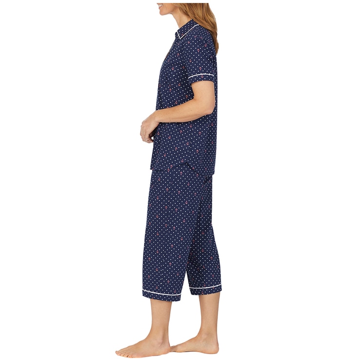 Nautica Women's Pyjama Set 2pc Navy Costco Australia