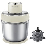 Morphy Richards Electric Chopper with 3 bowls + Accessories White MRCH35WT