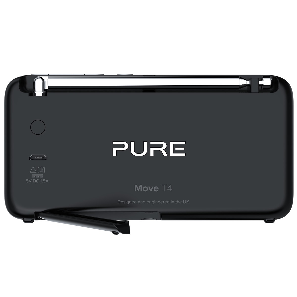 Move T4 Black - Pure Portable Dab Radio