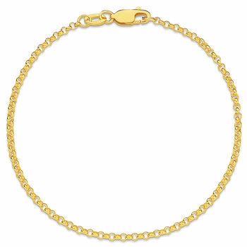 18KT Yellow Gold Belcher Bracelet 2g