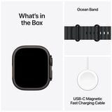 Apple Watch Ultra 2 GPS + Cellular 49mm Black Titanium Case With Black Ocean Band