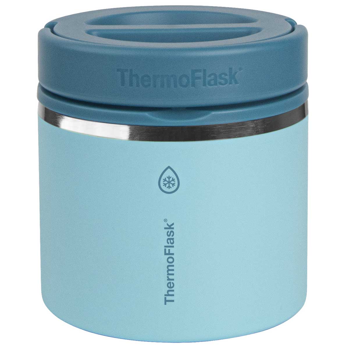 ThermoFlask 590ml Insulated Food Jar 2 Pack Blue