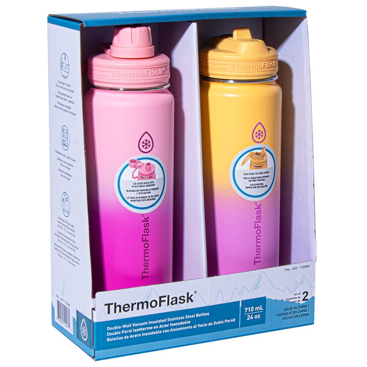 Thermoflask Ombre Stainless Steel 2 Pack 710ml