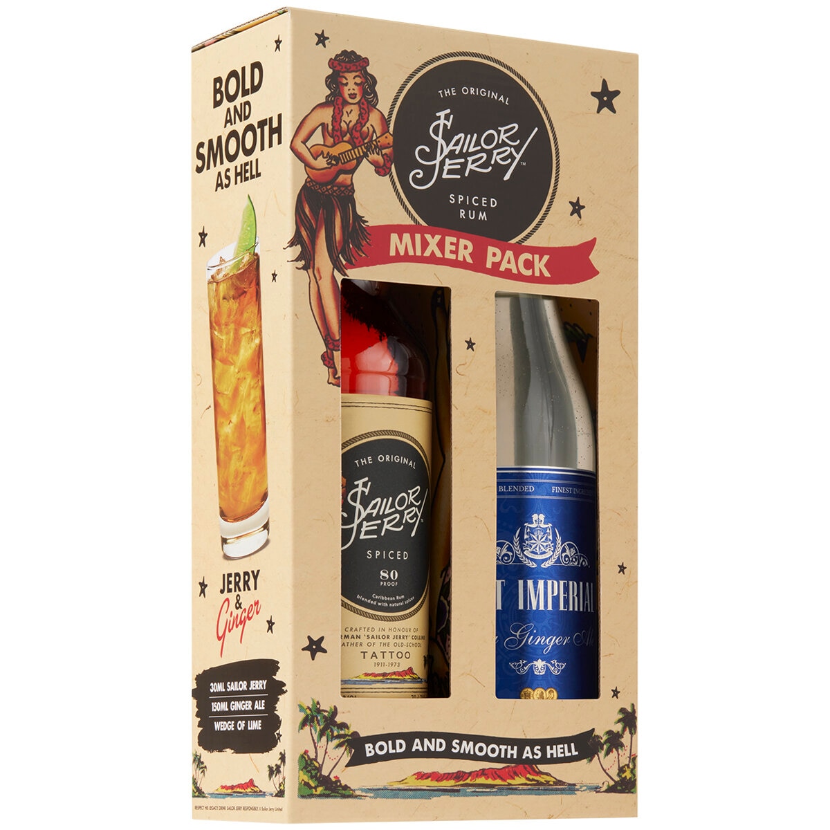 Sailor Jerry Spiced Rum Mixer Pack 700ml