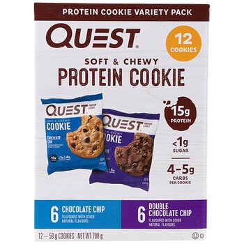 Quest Protein Cookie Variety Pack 12 x 59g Quest Protein Cookie Variety Pack 12 x 59g