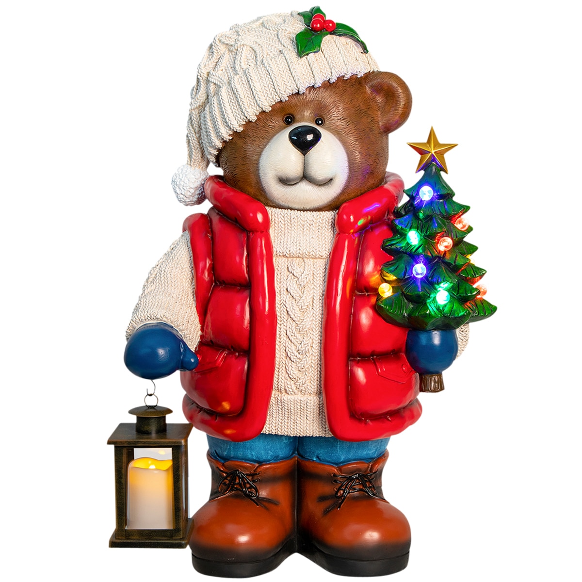 Bear Greeter with Christmas Tree 65.5 cm Costco Australia