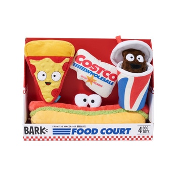 Bark Costco Food Court 4 Dog Toys