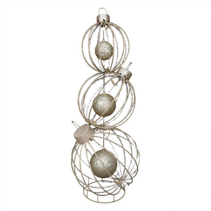 Stacked LED Christmas Ornament Set 1.57M x 3 Piece Stacked LED Christmas Ornament Set 1.57M x 3 Piece