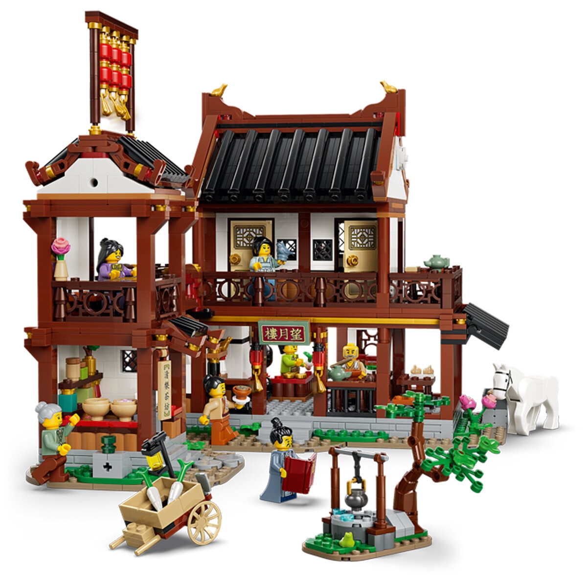 LEGO Chinese Festivals Ancient Moon-Gazing Inn Building Set 80121 LEGO Chinese Festivals Ancient Moon-Gazing Inn Building Set 80121