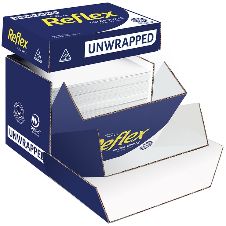 Reflex UltraWhite A4 Copy Paper 2500 Unwrapped Sheets Costco Australia