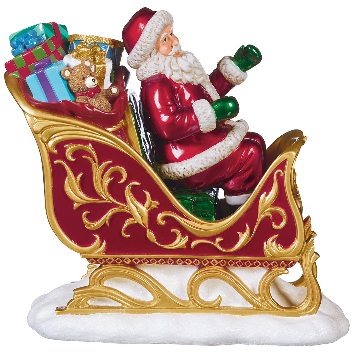 Santa Sleigh with Reindeer