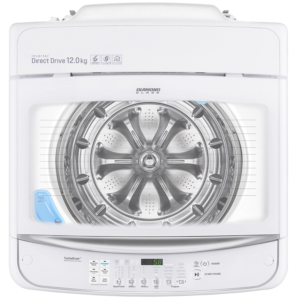 LG Top Load Washing Machine 12kg WTG1234WF Costco Australia