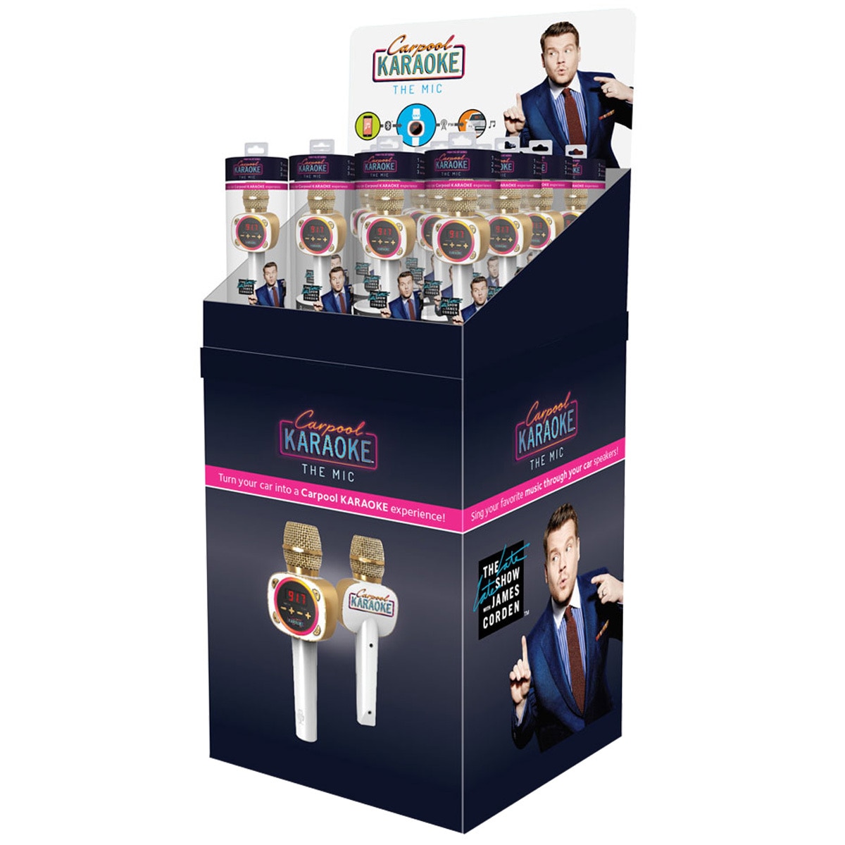 Singing Machine Carpool Karaoke Microphone