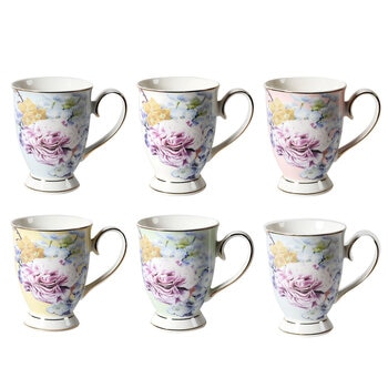 Robert Gordon Garden Party High Tea Mugs 300ml 6 Piece Set