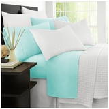 Kingtex Bamboo Cooling 2000TC Sheet Set King - Aqua