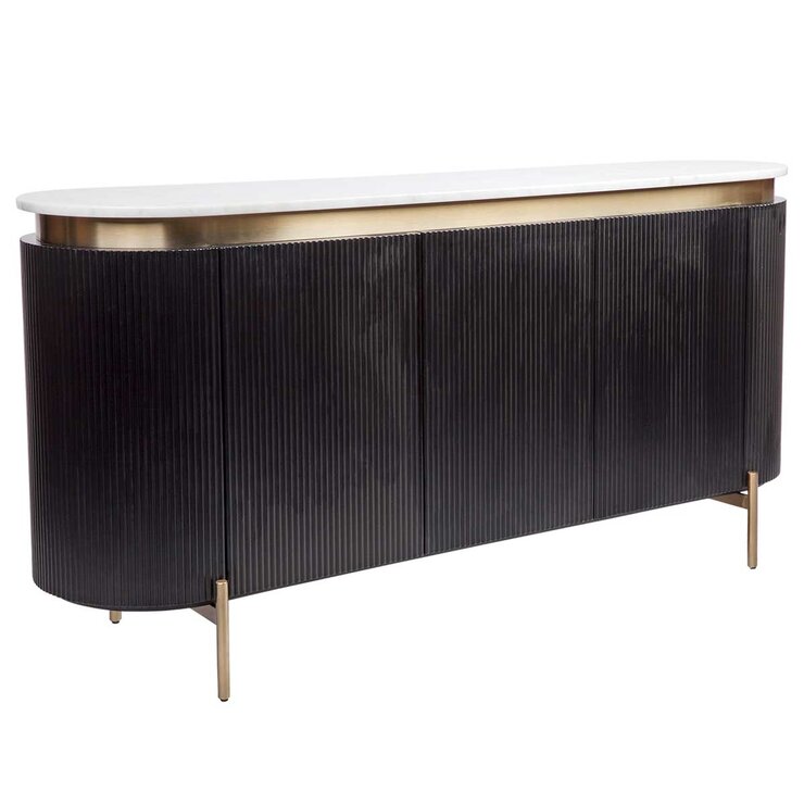 CAFE LIGHTING & LIVING Demarco Buffet Black