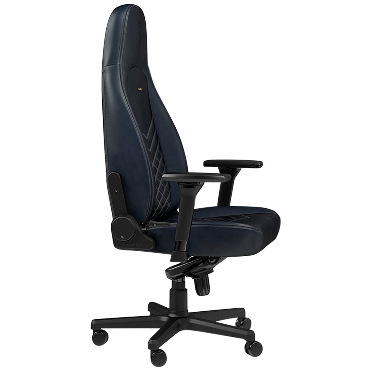 Noblechairs ICON Gaming Chair Real Leather Midnight Blue Graphite