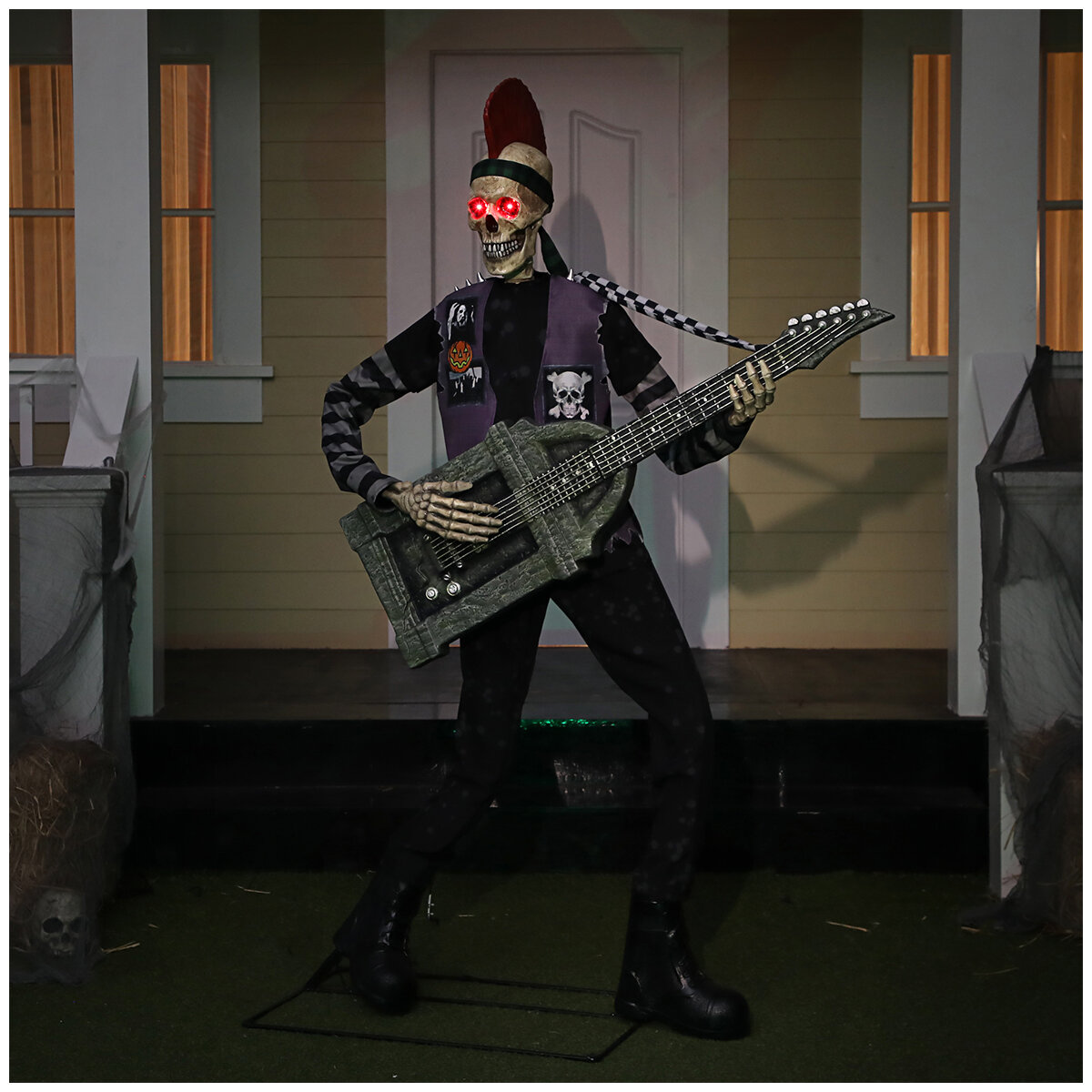 Skeleton Punk Rocker