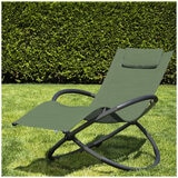Vivere Single Orbital Lounger Olive Grove