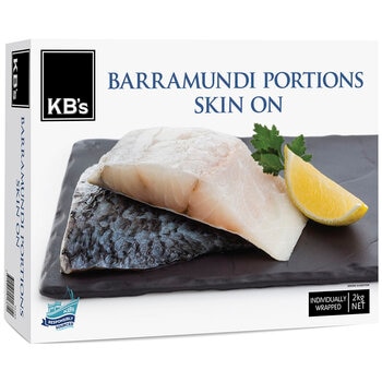 KB’s Barramundi Portions 2kg