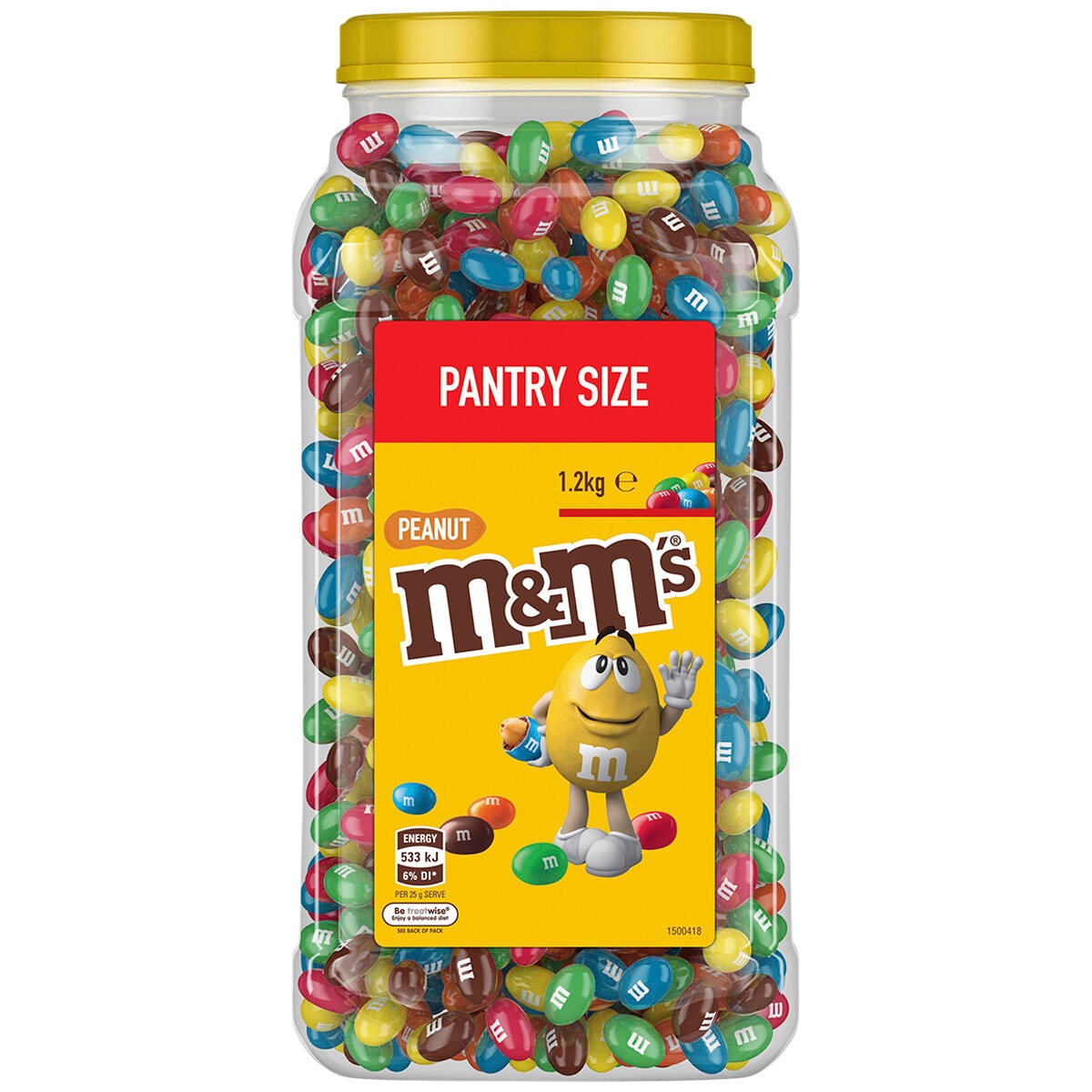 M&M's Peanut Milk Chocolate Candies (1 kg)