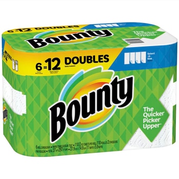 Bounty Paper Towel 6 rolls x 110 2 Ply Sheets
