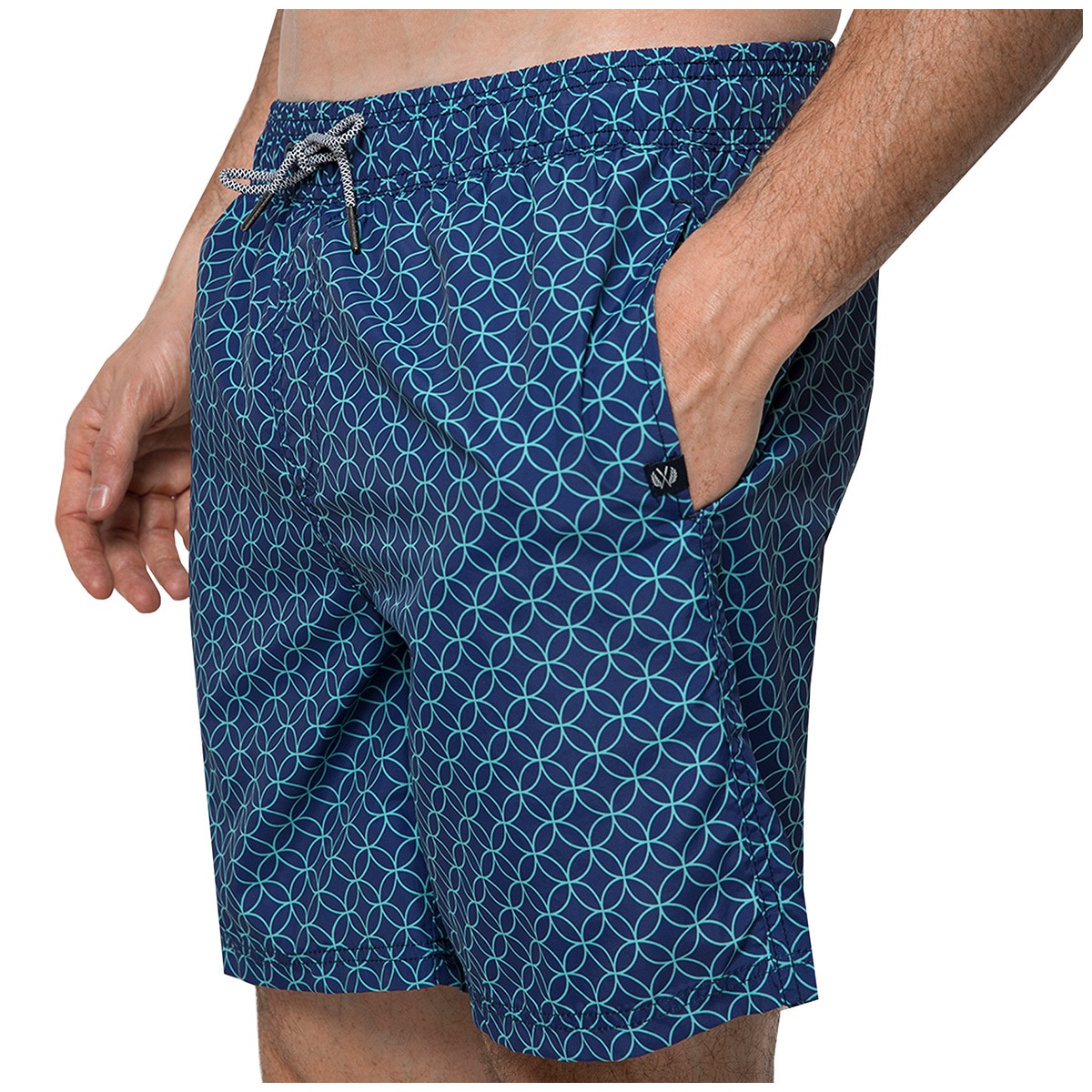 Coast Men's Swim Short - Geo Circle