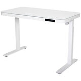 Seville Classics Air Lift Height Adjustable Electric Desk with Drawer/