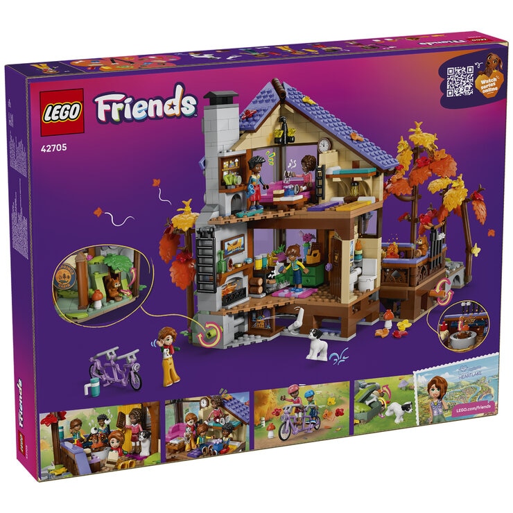 LEGO Friends Cozy Fall Forest Cabin Building Set 42705 LEGO Friends Cozy Fall Forest Cabin Building Set 42705