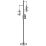 Bridgeport Designs Hampton 3 Light Floor Lamp Chrome