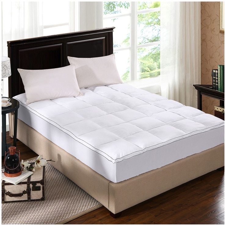 Royal Comfort 1000GSM Bamboo King Mattress Topper Costco Australia