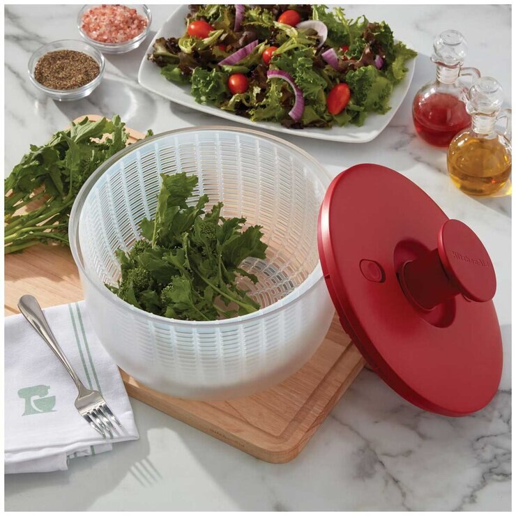 KitchenAid Salad Spinner Red KitchenAid Salad Spinner Red