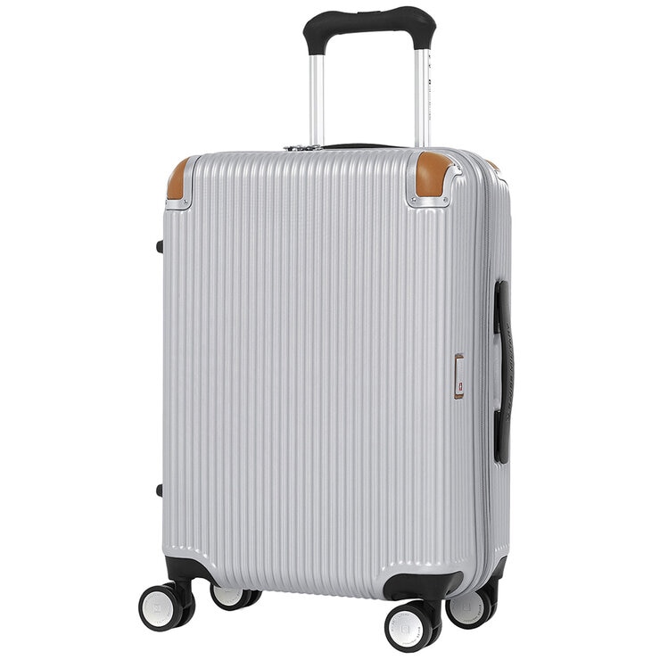 Swiss Military Carry On Luggage Chrome Silver